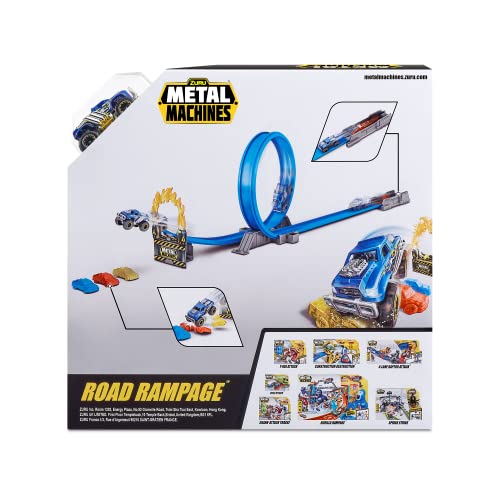 METAL MACHINES Pista looping, Incluye 1 Coche 30x6x30cm