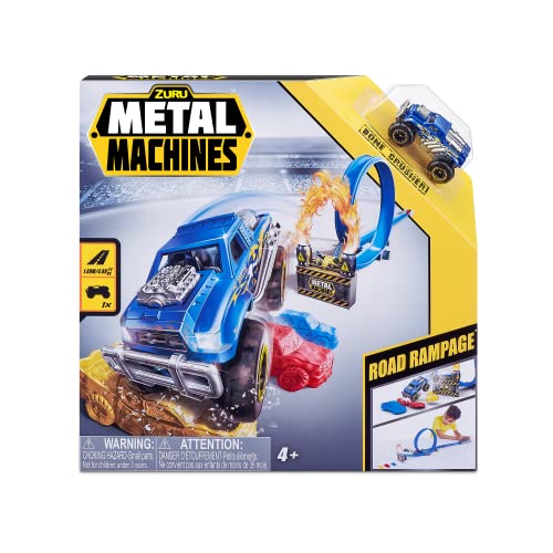 METAL MACHINES Pista looping, Incluye 1 Coche 30x6x30cm