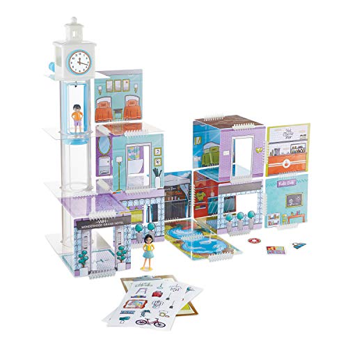 MindWare WONDERHOOD Grand Hotel - Juego de 64 piezas, modelo WH)