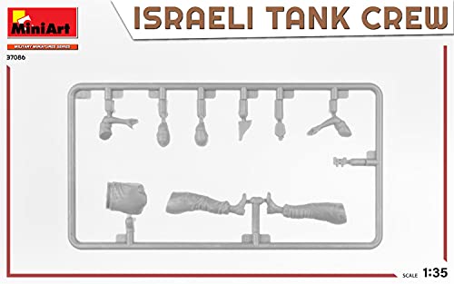 MiniArt MIN37086 1:35-tripulación de tanques israelíes, guerra de Yom Kippur sin pintar