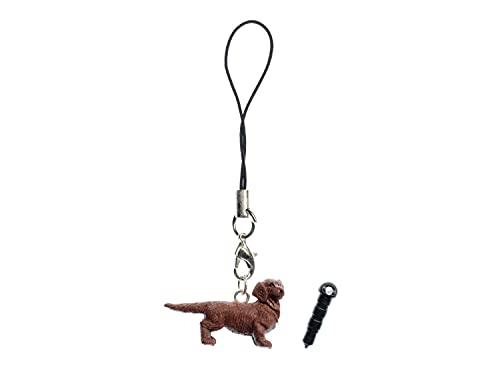 Miniblings Dachshund Perro Marron remolques moviles de Mascotas Chucho Hecho a Mano de la joyería de Moda Colgante I Llaveros