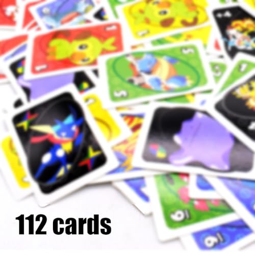 Miotlsy Juego de Cartas Familiar, Clásico, Juego de Cartas Party Card Game, 112 Cartas Doble Cara Fomenta la Estrategia Juego de Mesa de 2 a 10 Jugadores - Regalo para Niños y Adultos, para 7+ Años