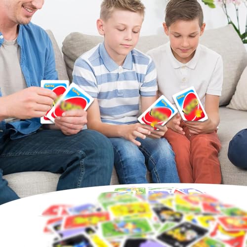 Miotlsy Juego de Cartas Familiar, Clásico, Juego de Cartas Party Card Game, 112 Cartas Doble Cara Fomenta la Estrategia Juego de Mesa de 2 a 10 Jugadores - Regalo para Niños y Adultos, para 7+ Años