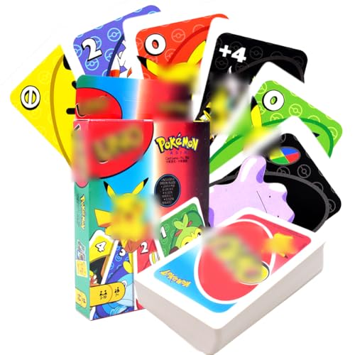 Miotlsy Juego de Cartas Familiar, Clásico, Juego de Cartas Party Card Game, 112 Cartas Doble Cara Fomenta la Estrategia Juego de Mesa de 2 a 10 Jugadores - Regalo para Niños y Adultos, para 7+ Años