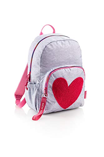 Miquelrius - Mochila Grande Doble Compartimento , Cierre Cremallera , Espalda Acolchada , Asas ergonómicas , Adaptable a trolley , Agatha Ruiz de la Prada , Colección Love