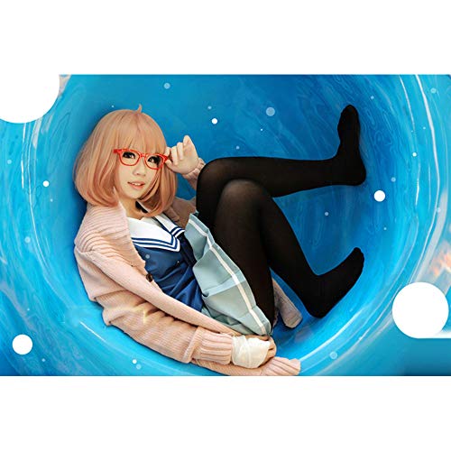 Mirai Kuriyama Disfraz de Cosplay Anime Beyond The Boundary Kuriyama Mirai Shindou Ayi Disfraz de Cosplay Traje de marinero japonés Uniforme de fiesta de carnaval de Halloween, conjunto completo.