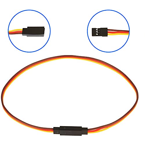 MMOBIEL 12 cables de extensión de servo RC de 3 pines hembra - macho para placa de control de conexión de extensión de servo dron RC, coche, robot, etc. (4 tamaños)