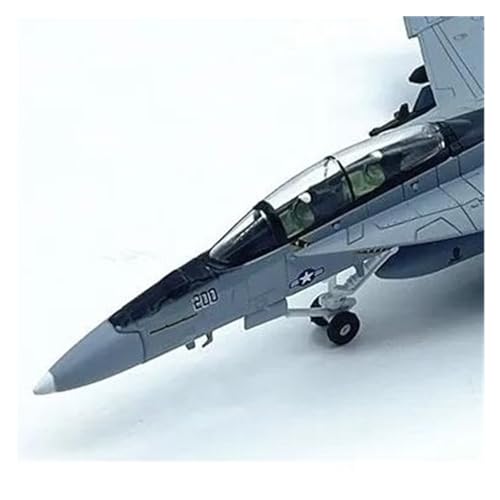 Modelo de avión a Escala 1/100 para F/A-18F de EE. UU., avión de Combate, Bandera Pirata, escuadrón, Modelo de avión de aleación Adecuado para colección colección.