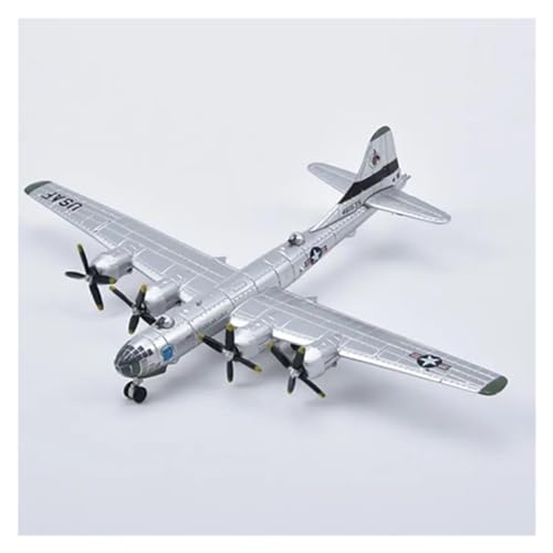 Modelo de avión a Escala 1/300 para Bombardero B29 Super Fortress Modelo de Caza de la Segunda Guerra Mundial Modelo de avión con Acabado de aleación colección.