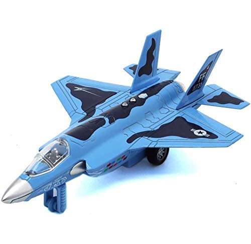 Modelo de fundición a presión de plástico de Caza Militar, Modelo de Caza Raptor F-22 a Escala 1/72, Juguetes y Decoraciones para Adultos, 7,5 Pulgadas x 5,3 Pulgadas