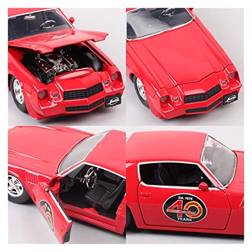 Modelos de vehículos a Escala para Chevrolet Camaro Z28 1979, Coche De Juguete Fundido A Presión, Escala En Miniatura, Juguete 1:24 Opción de Regalo sofisticada