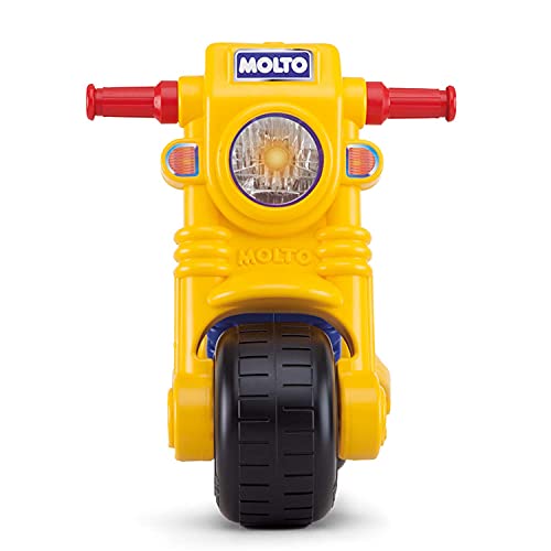 MOLTO | Moto correpasillos Molto Cross + Mochila Superman | Moto Corre Pasillos Todo Terreno | Juguetes Infantiles Seguros y Resistentes | Fomenta el Desarrollo de Niños y Niñas | De 18 a 36 Meses