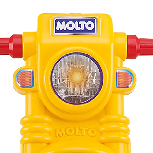 MOLTO | Moto correpasillos Molto Cross + Mochila Superman | Moto Corre Pasillos Todo Terreno | Juguetes Infantiles Seguros y Resistentes | Fomenta el Desarrollo de Niños y Niñas | De 18 a 36 Meses