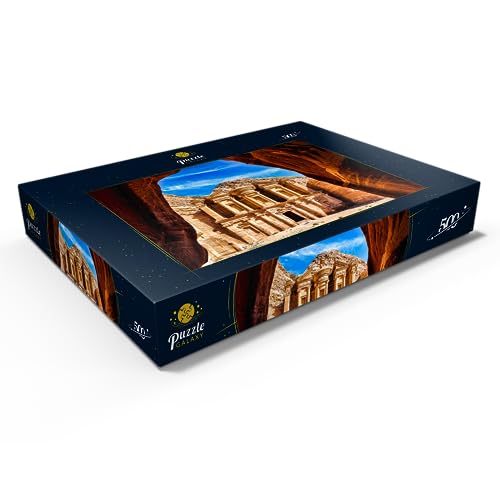 Monasterio De Ad Deir En La Antigua Ciudad De Petra, Jordania - Premium 500 Piezas Puzzles - Colección Especial MyPuzzle de Puzzle Galaxy