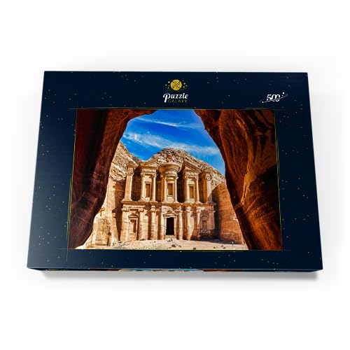 Monasterio De Ad Deir En La Antigua Ciudad De Petra, Jordania - Premium 500 Piezas Puzzles - Colección Especial MyPuzzle de Puzzle Galaxy