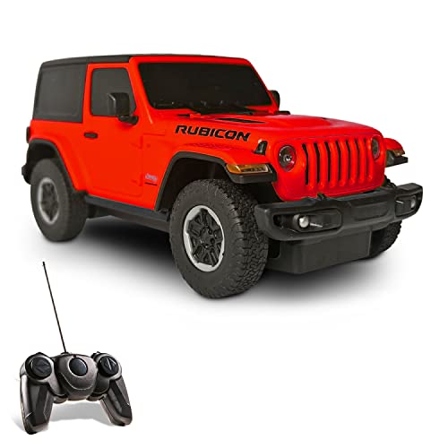 MONDO Motors, Jeep Wrangler JL, Modelo en Escala 1: 24, hasta 8 km/h de Velocidad, Coche de Juguete para Niños 63615