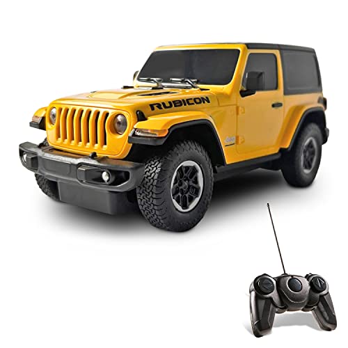 MONDO Motors, Jeep Wrangler JL, Modelo en Escala 1: 24, hasta 8 km/h de Velocidad, Coche de Juguete para Niños 63615