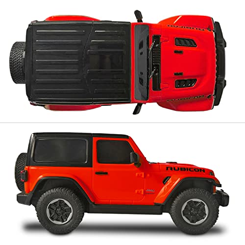 MONDO Motors, Jeep Wrangler JL, Modelo en Escala 1: 24, hasta 8 km/h de Velocidad, Coche de Juguete para Niños 63615