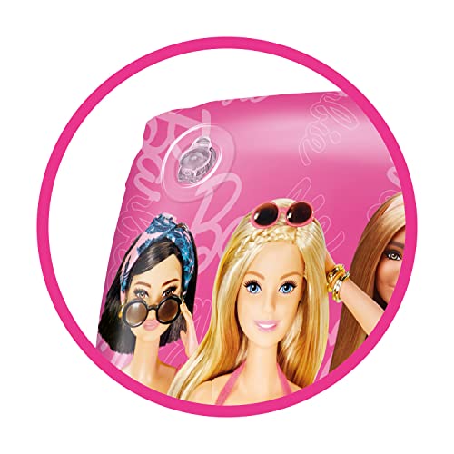 Mondo Toys - BARBIE Arm Bands - Manguitos para niños - Material PVC - Apto para niños de 2 a 6 años con Peso 6-20 kg - 16936