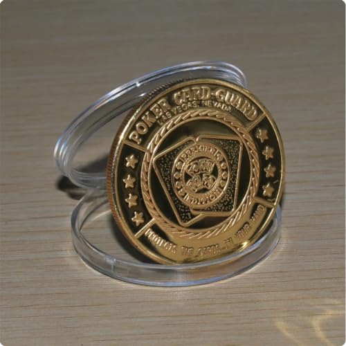 Moneda Conmemorativa Pocket Rockets Cubierta de Guardia de Cartas de póquer de Color Dorado Moneda de póquer de Brasil