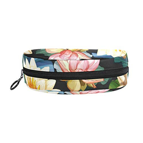 Montoj Summer Water Lily - Estuche organizador de cosméticos