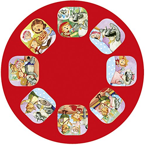 moses Pequeña presentación de Diapositivas, Linterna para niños, con 3 Cuentos de Hadas en 8 imágenes para Contar, Multicolor, 11, 7 cm x 3 cm (37979)