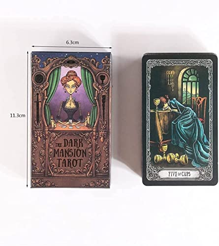 MRKNTN Tarot Dark Mansion Dark Mansion Tarot 78, una guía de Viaje para Principiantes, entusiastas y tarotistas avanzados