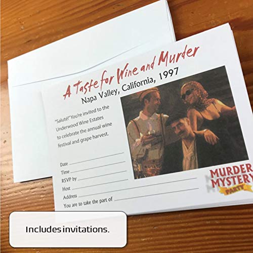 Murder Mystery Party Game-A Taste For Wine & Murder