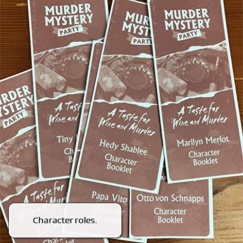 Murder Mystery Party Game-A Taste For Wine & Murder