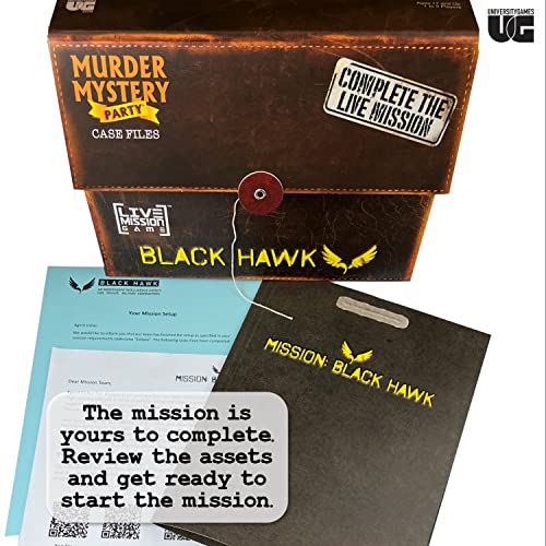 Murder Mystery Party, Mission Blackhawk Live Mission Case File