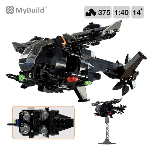 MyBuild Mecha Frame Raider X 6016 - Juego de ladrillos de construcción de helicópteros militares de las fuerzas armadas