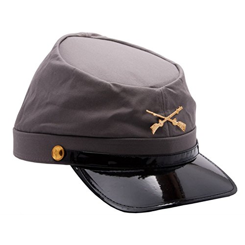 MyPartyShirt Gorra de soldado confederado del ejército de la Guerra Civil