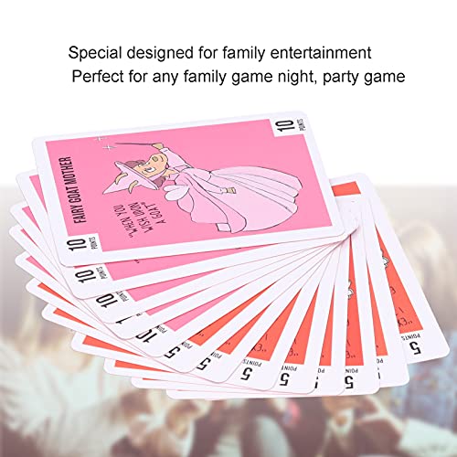 Naipes Familiares, Juego de Cartas Adictivo Y Competitivo con Cabras Los Mejores Juegos de Mesa Familiares para Adultos Y Adolescentes Rellenos de Calcetines para Adolescentes(Rojo)