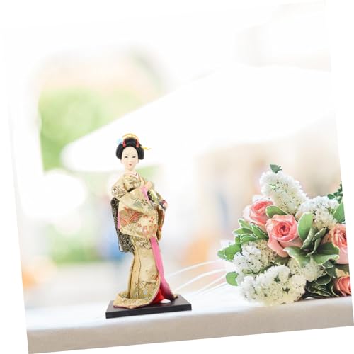 NAMOARLY Kimono Muñeca Japonés Suministros De Fiesta Chicas Kimono Muñeca Ornamento Kimonos Muñecas Centros De Mesa Muñecas Orientales Muñeca Japonesa Estatua Japonesa Artesanía