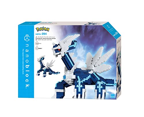 nanoblock - Pokémon - Dialga DX, kit de construcción de la serie Pokémon