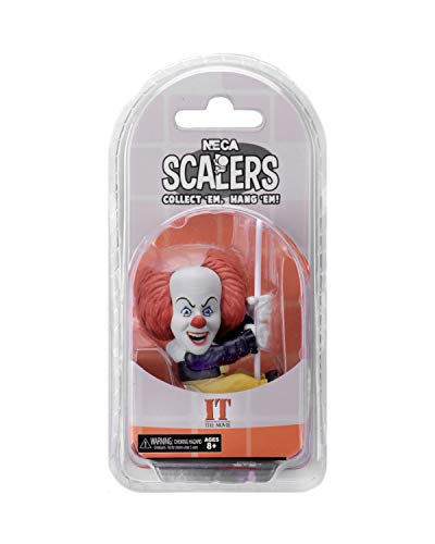 NECA- Pennywise Figura 5 cm Scalers It 1990 Miniseries, Color (NEC0NC14828)