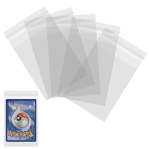 Neoreser 100 Fundas para Cartas Estándar, 65 * 90mm Fundas Cartas Transparente, Transparente Soft Sleeves