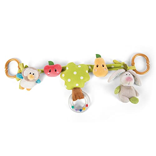 NICI- Cadena para el Cochecito Conejo y búho, 40cm con 5 Figuras para Colgar, Multicolor (48512)