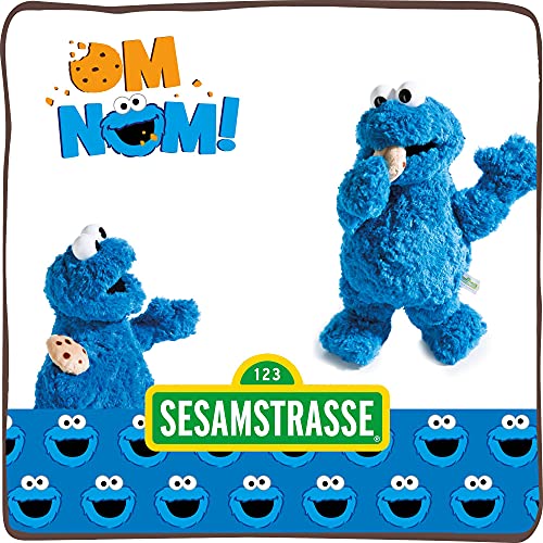 NICI NICI-41968 Street krümelmonster Monstruo de Las Galletas de 45 cm, niños y Fans Esponjoso para acurrucarse y Jugar, Peluche – Barrio Sésamo, Color Azul, (41968)