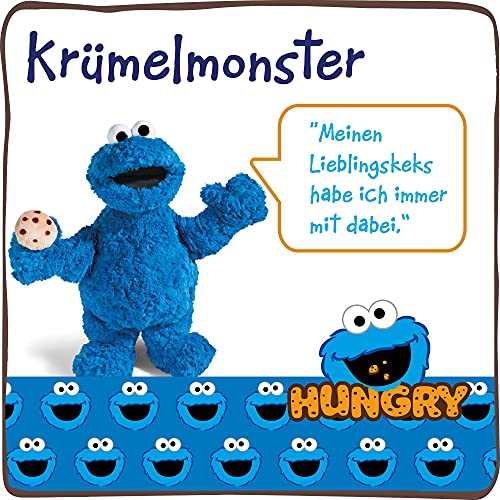 NICI NICI-41968 Street krümelmonster Monstruo de Las Galletas de 45 cm, niños y Fans Esponjoso para acurrucarse y Jugar, Peluche – Barrio Sésamo, Color Azul, (41968)