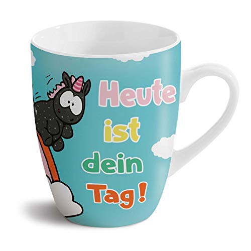 NICI Tasse Theodor Heute ist dein Tag Porzellan 300ml