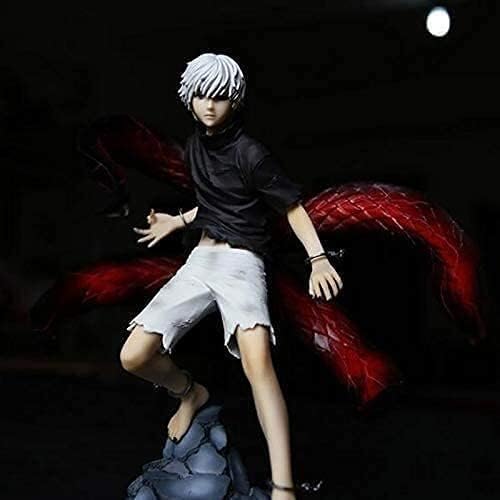 NOLLAM LIOJMYA Figura de acción de anime Tokyo Ghoul Kaneki Ken Figuras de PVC Figuras Colectible Model Character Statue Toys Desktop Ornaments