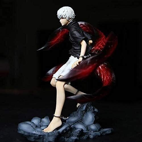 NOLLAM LIOJMYA Figura de acción de anime Tokyo Ghoul Kaneki Ken Figuras de PVC Figuras Colectible Model Character Statue Toys Desktop Ornaments