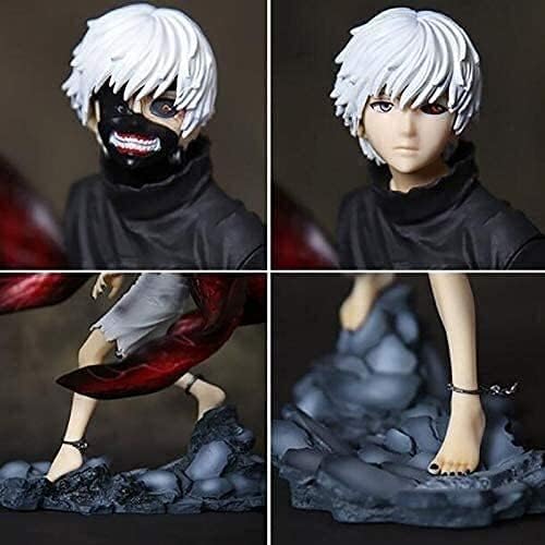 NOLLAM LIOJMYA Figura de acción de anime Tokyo Ghoul Kaneki Ken Figuras de PVC Figuras Colectible Model Character Statue Toys Desktop Ornaments