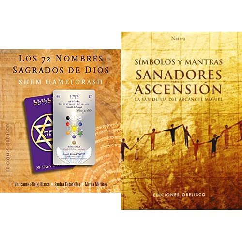 ObeliscoLos 72 Nombres Sagrados De Dios. (Libro + 73 Cartas) (Cartomancia) + Símbolos Y Mantras Sanadores Para La Ascensión + Cartas: La Sabiduría Del Arcángel Miguel (Metafísica Y Espiritualidad)