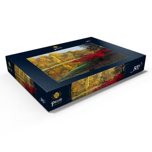 Paisaje Otoñal Cerca De Ridgefield, Indian Summer, Connecticut, EE.UU. - Premium 500 Piezas Puzzles - Colección Especial MyPuzzle de Puzzle Galaxy