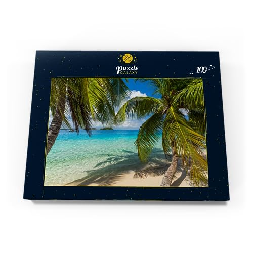 Palm Beach En Matira Point, Isla De Bora Bora, Polinesia Francesa, Mares del Sur - Premium 100 Piezas Puzzles - Colección Especial MyPuzzle de Puzzle Galaxy