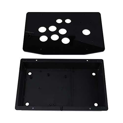 Panel de acrílico negro y estuche DIY Juego de reemplazo de kits para Arcade Game