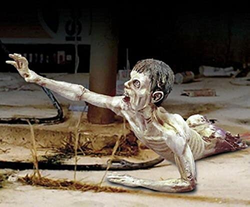 PANGCHENG 1/35 Soldado Zombie Hombre Medio Cuerpo ficticio no Muerto Figura de Resina histórica Modelo en Miniatura sin Montar sin Pintar