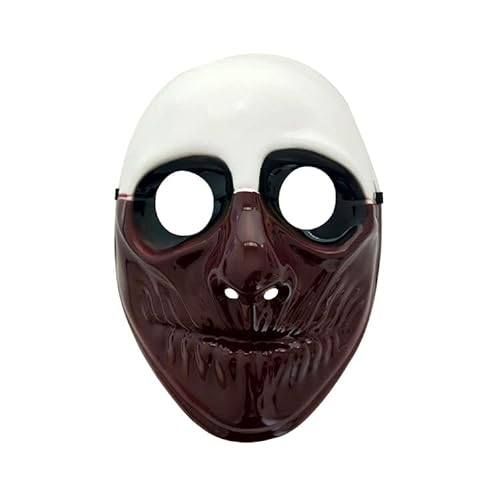 Payday 2 - Máscara de terror para disfraz de Halloween, accesorios de fiesta